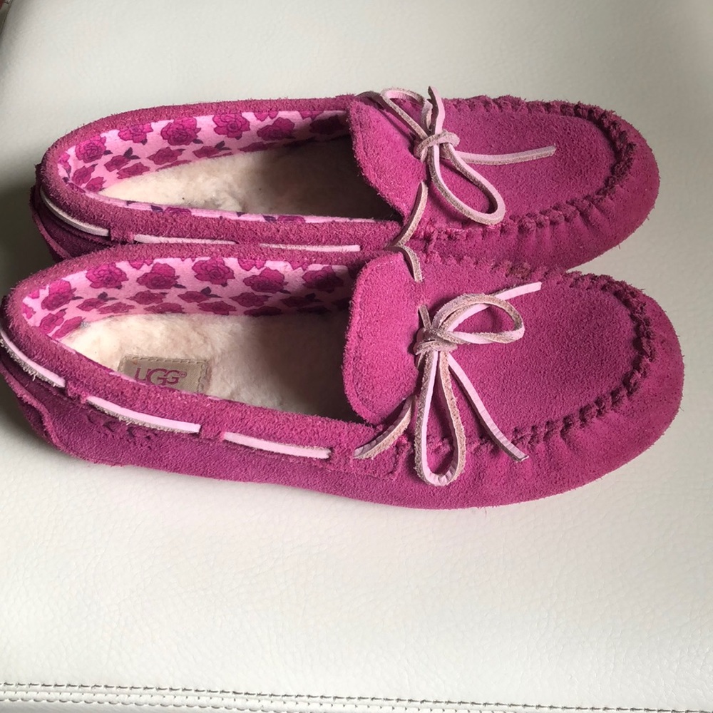 Pink UGG slippers